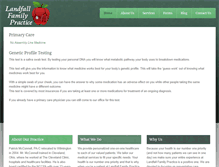 Tablet Screenshot of landfallfamilypractice.com